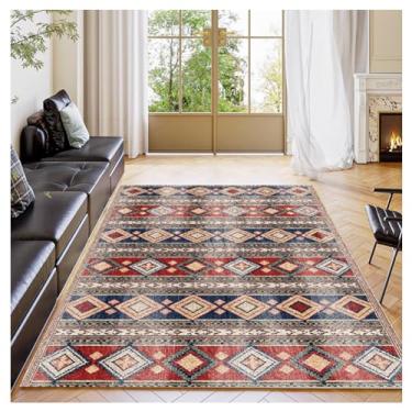 Imagem de SPXMQSS Tapetes para sala de estar, tapetes macios antiderrapantes laváveis para sala de estar, resistentes a manchas para sala de jantar, quarto, cabeceira, escritório em casa B 200 x 300 cm