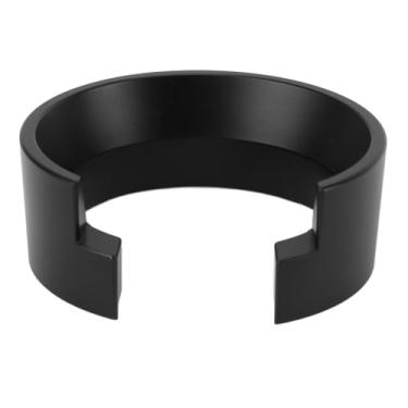 Imagem de QANYEGN Funil de dose de 58mm, anéis de dose de café, acessórios de substituição de anéis de dosagem de café de alumínio para punho de pó de café de 58mm (Black)