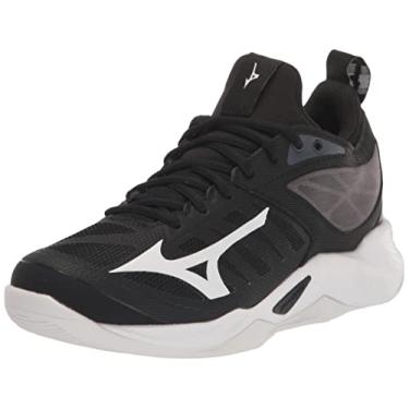 Imagem de Mizuno Tênis feminino de vôlei com dimensão ondulada, Preto/branco, 37