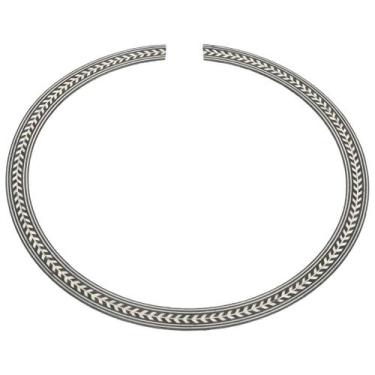 Imagem de Mosaico Roseta Artesanal Luthieria Para Violão Viola Caipira 110mm - R