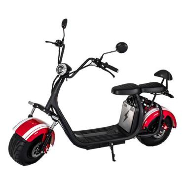 Imagem de Scooter Elétrica 2000w Wehawk X7 Alta Performance, Vermelho, Branco
