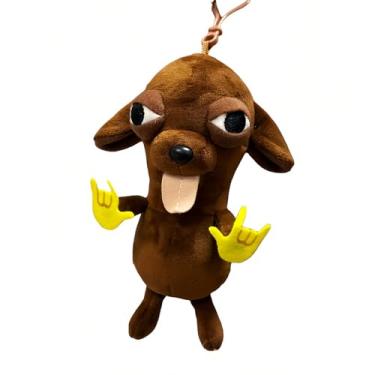 Imagem de Pingente de bolsa Chihuahua e alça de telefone - Acessório de chaveiro de cachorro variante fofo para bolsas, mochilas e telefones celulares (pingente variante de chihuahua (marrom))