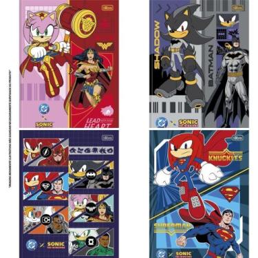 Imagem de Caderno Brochurão Capa Dura Sonic DC 80FLS Pacote com 05 - Tilibra