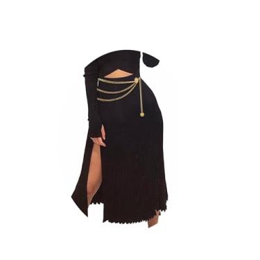 Imagem de Cintos de corrente femininos fashion plus size cinto de corrente dourado prata cinto de cintura corrente de barriga cinto de corpo corrente para vestido, 49 inch, Metal não precioso, Sem Pedra