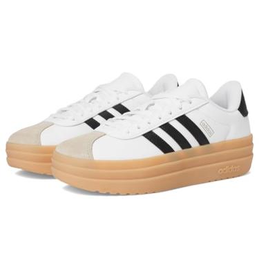 Imagem de adidas Tênis infantil VL Court 3.0, Branco/preto/bege maravilha, 18