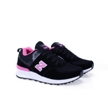 Imagem de Tenis Feminino Esportivo Leve Conforto Moderno Caminhada - Vorax, Pret