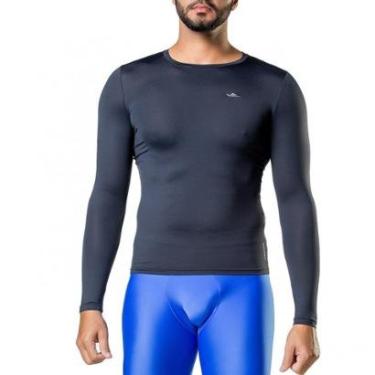 Imagem de Camiseta Masculina Térmica Manga Longa Proteção UV - Elite-Masculino