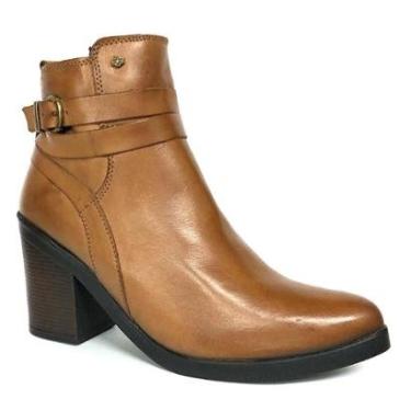 Imagem de Bota Perlatto Milão em Couro MIL7008 Tan-Feminino