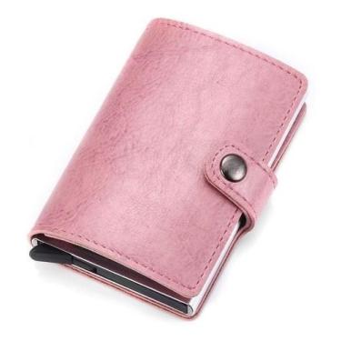 Imagem de Carteira Porta Cartões Pop Up Sintético Antifurto Slim - DTalle Produt