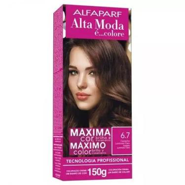 Imagem de Tintura Colore 6.7 Castanho Luminoso Claro Alfaparf Alta Moda - Altamo