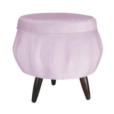 Imagem de Puff Pétala Apoio para Pés Suede - Várias Cores - Ds Estofados, Lilás