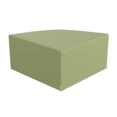 Imagem de Children's Factory Pufe de canto grande, cadeiras infantis mistas, sofás, pufes e cubos de canto, cheio de espuma e resistente à água, assento flexível para sala de aula, sálvia