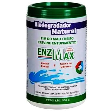 Imagem de Enzmax Limpa Fossa Séptica e Caixa de Gordura 500g – Enzimas Biológicas para Decomposição de Resíduos, Elimina Odores