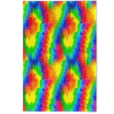 Imagem de Quebra-cabeça 500 peças cenário adulto decoração de arte animal colorido arte abstrata aquarela paisagem cena quebra-cabeça jogo engraçado, 500 peças, 52 x 37,8 cm