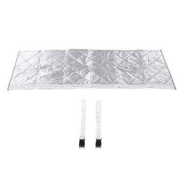 Imagem de Jiawu Envoltório de Cobertura de Mangueira de Ar Condicionado, Manga de Ventilação de Duto de Mangueira AC Com Tiras de Fivela, Capas Isoladas para 5,9 Polegadas de Diâmetro