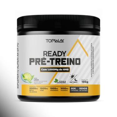 Imagem de Pré treino ready com HMB sem cafeína 195g topway suplemento em pó sabo