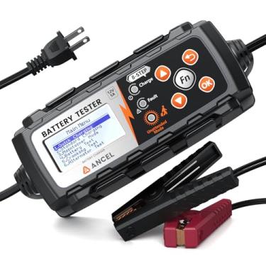 Imagem de ANCEL Bt521 4 Em 1 Carregador E Mantenedor De Bateria Inteligente De 12 V, Testador De Bateria De Carro Com Análise De Carga E Partida Para Carro, Motocicleta, Caminhão, Barco, Trailer, Marinho E Mu