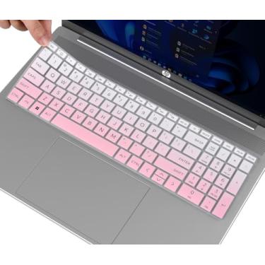 Imagem de Capa de teclado para HP OmniBook 5 AI 40.6 cm 16-ag 16-af 16-ba 16-bc 16z-ag100 16z-bc100 Series Laptop 16-ag1075cl 16-af1037nr 16-bc1047nr Skin, Ombre Pink (não para OmniBook 5 16-fr Série b 14-he 14