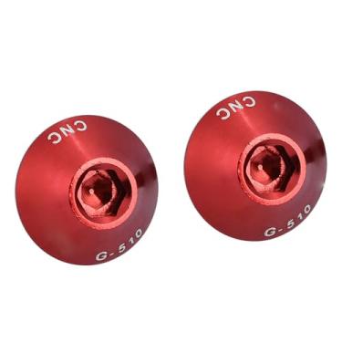 Imagem de Cryfokt Suporte de Gaiola para Garrafa de Bicicleta Parafusos de Parafuso Duráveis ​​para Garrafas de água Acessórios Decorativos para Bicicletas de Liga de Alumínio G-510 2 Unidades M5 * 12 Mm (#1)