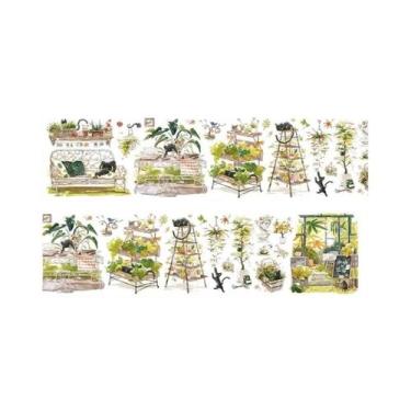 Imagem de Fitas Decorativas PET Washi Para Planejadores, Artesanato DIY, Scrapbo