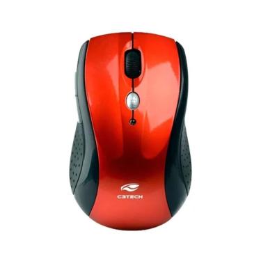 Imagem de Mouse Sem Fio C3Tech M-W012RDV2 Vermelho