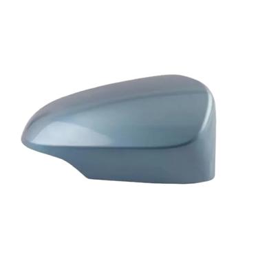Imagem de Capa de espelho retrovisor compatível com toyota chr 2016~2021, capa de espelho reverso, acessórios para carro(A Light blue Right)