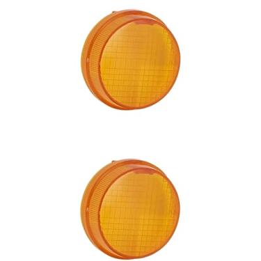 Imagem de 2 peças de capas de lente de luz de seta dianteiras traseiras laranja para motocicleta compatíveis com Kawasaki Vulcan 2000 1600 VN2000 VN1600 Classic Nomad Cruisers Lentes de seta
