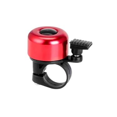 Imagem de 1~3 pçs sino da bicicleta liga de alumínio mtb chifre anel segurança som alarme guiador ciclismo aviso alarme crianças acessórios da bicicleta(Red 1pcs)