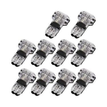 Imagem de Conectores De Fio Tipo T De Baixa Tensão 2 Pinos Conexão Sólida Termin