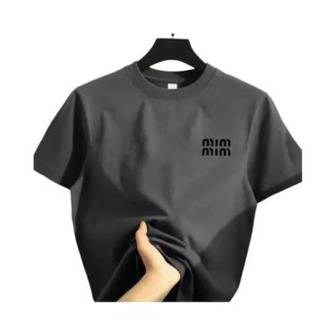 Imagem de Camisetas Unissex Oversized Y2K De Algodão Italiano, Respiráveis Para 