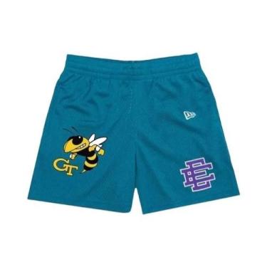 Imagem de Shorts Casuais De Basquete Masculinos Em Malha Floral Verão 2025 Eric 