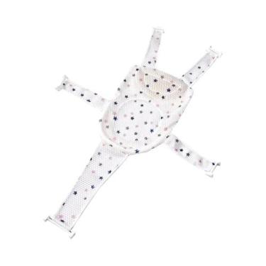Imagem de Almofada De Banho Ajustável Antiderrapante Em Forma De Cruz Para Bebês