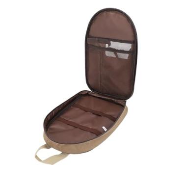 Imagem de HUIOP Organizador de Utensílios de Cozinha para Acampamento, Organizador Portátil Multifuncional Cozinha para Acampamento Com Utensílios, Kit Viagem (Cáqui)