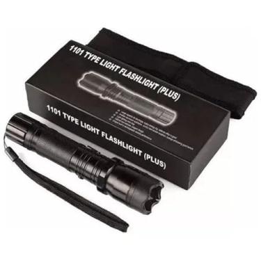 Imagem de Lanterna preta teaser Light Flashlight Recarregável USB Super Potente Zoom Longo Alcance para Trilhas Pesca Vigilante Acampamento Fazenda Caça