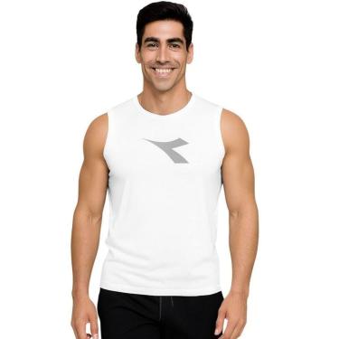 Imagem de Regata Machão Diadora Big Logo Masculina - Branco XGG-Masculino