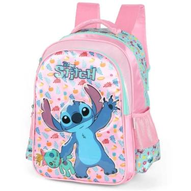 Imagem de Mochila de Costas Juvenil Stitch Rosa