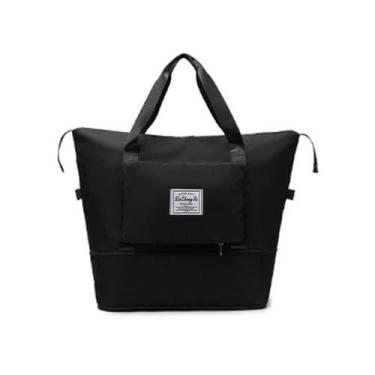 Imagem de Bolsa De Viagem Impermeável Extensível Grande - Preto - Amg