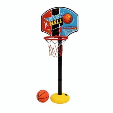 Imagem de Kit Basquete Infantil com Bola e Inflador Homeplay Sports