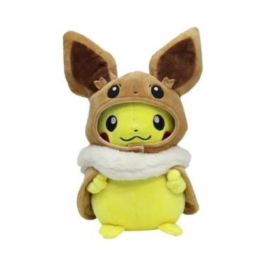 Imagem de Brinquedo De Pelúcia Pokémon Para Crianças, Boneco Pikachu, Eevee, Cha