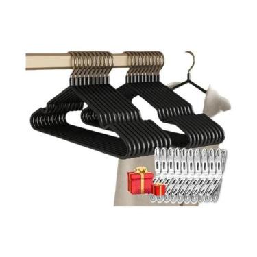 Imagem de Cabides De Metal Antiderrapantes Para Uso Doméstico, Espessos Para Sec