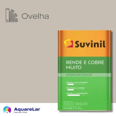 Imagem de Rende & Cobre Muito Suvinil Fosco 16L, OVELHA