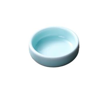 Imagem de Esmalte de cerâmica cor sólida pratos redondos casa personalidade requintada prato sabor fresco