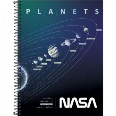Imagem de Caderno De 10 Materias Univers Nasa Cd 160fls Capas Sortidas - Tilibra