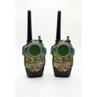Imagem de Rádio Brinquedo Walkie Talkie Infantil Art Brink Militar Força em Ação