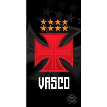 Imagem de Toalha de Banho Estampada Oficial Vasco - 100% Algodão - Buettner