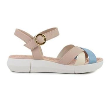 Imagem de Sandália Feminina Modare Ultraconforto Bege - 7142-Feminino