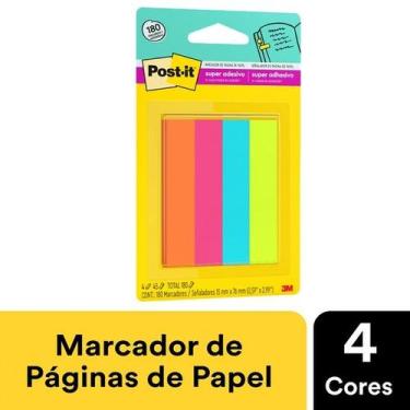 Imagem de POST-IT FLAGS de Papel 15MM X 38MM 180 Folhas 3M