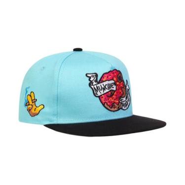 Imagem de Boné De Beisebol Unissex Ajustável Com Bordado De Donut, Estilo Hip-ho