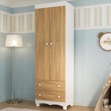 Imagem de Guarda-roupa Infantil 62cm 2 Portas e 2 Gavetas Dengo Multimóveis MP44