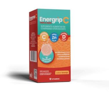 Imagem de ENERGRIP C, D E Zn - TRIPLA ACAO COM 10 COMPRIMIDOS EFERVESCENTES - Vi